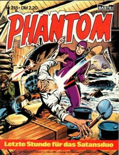 Cover for Phantom (Bastei Verlag, 1974 series) #216