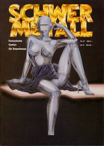 Cover for Schwermetall (Kunst der Comics / Alpha, 1984 series) #67
