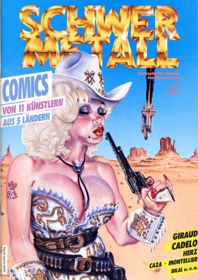 Cover for Schwermetall (Kunst der Comics / Alpha, 1984 series) #79