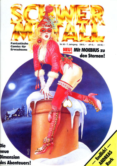 Cover for Schwermetall (Kunst der Comics / Alpha, 1984 series) #83