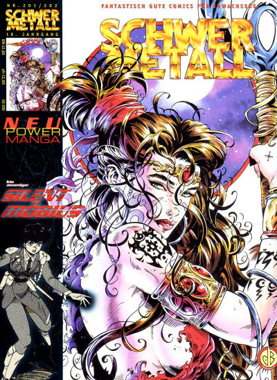 Cover for Schwermetall (Kunst der Comics / Alpha, 1984 series) #201/202