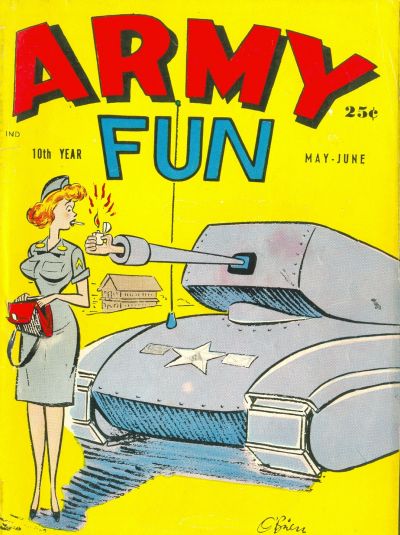 Cover for Army Fun (Prize, 1952 series) #v5#10