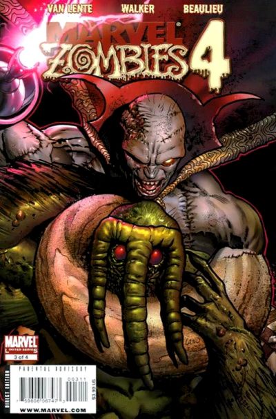 Cover for Marvel Zombies 4 (Marvel, 2009 series) #3