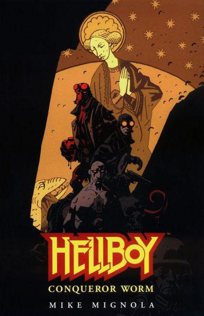 Cover for Hellboy (Dark Horse, 1994 series) #[5] - Conqueror Worm [First Printing]