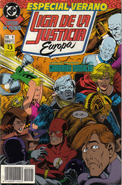 Cover for Liga de la Justicia de Europa [Liga de la Justicia de Europa Especial] (Zinco, 1991 series) #1