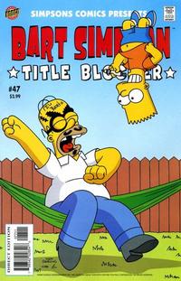 Cover for Simpsons Comics Presents Bart Simpson (Bongo, 2000 series) #47