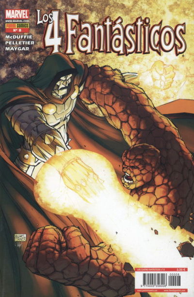 Cover for Los 4 Fantásticos (Panini España, 2008 series) #8