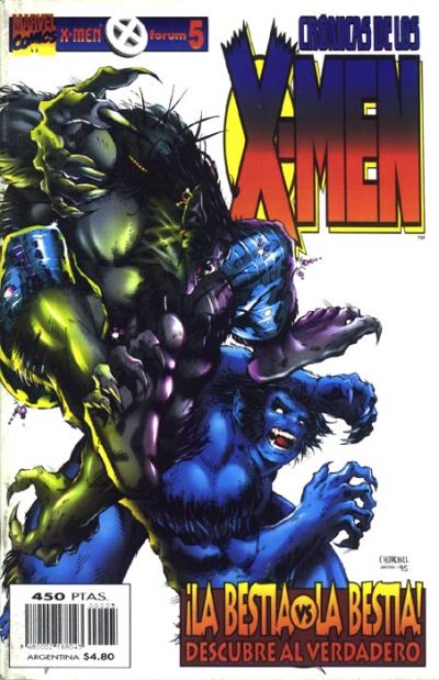 Cover for Crónicas De Los X-Men (Planeta DeAgostini, 1995 series) #5