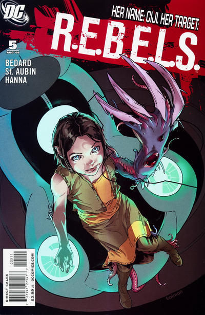 Cover for R.E.B.E.L.S. (DC, 2009 series) #5