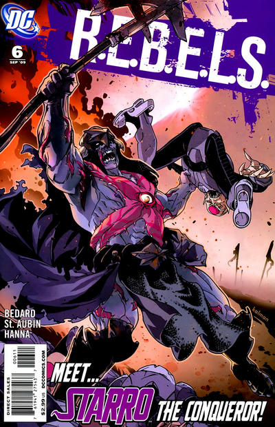 Cover for R.E.B.E.L.S. (DC, 2009 series) #6