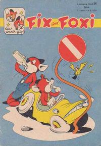 Cover Thumbnail for Fix und Foxi (Pabel Verlag, 1953 series) #54