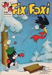 Cover Thumbnail for Fix und Foxi (Pabel Verlag, 1953 series) #314