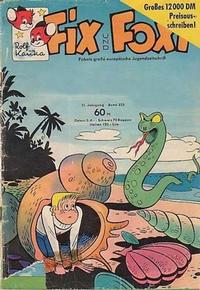 Cover Thumbnail for Fix und Foxi (Pabel Verlag, 1953 series) #325