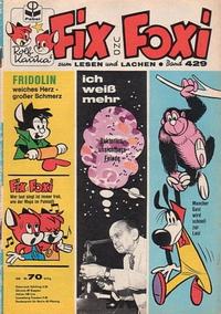 Cover Thumbnail for Fix und Foxi (Pabel Verlag, 1953 series) #429