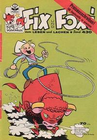 Cover Thumbnail for Fix und Foxi (Pabel Verlag, 1953 series) #430
