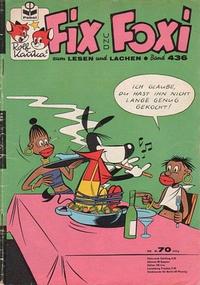 Cover Thumbnail for Fix und Foxi (Pabel Verlag, 1953 series) #436