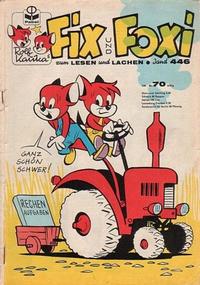 Cover Thumbnail for Fix und Foxi (Pabel Verlag, 1953 series) #446