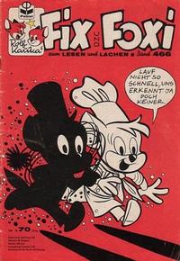 Cover Thumbnail for Fix und Foxi (Pabel Verlag, 1953 series) #466