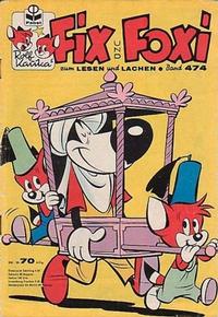 Cover Thumbnail for Fix und Foxi (Pabel Verlag, 1953 series) #474