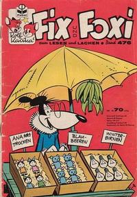 Cover Thumbnail for Fix und Foxi (Pabel Verlag, 1953 series) #476