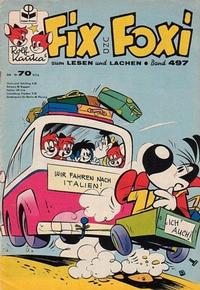 Cover Thumbnail for Fix und Foxi (Pabel Verlag, 1953 series) #497