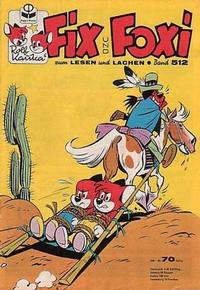 Cover Thumbnail for Fix und Foxi (Pabel Verlag, 1953 series) #512