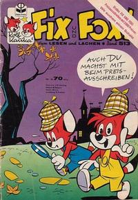 Cover Thumbnail for Fix und Foxi (Pabel Verlag, 1953 series) #513