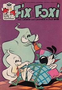 Cover Thumbnail for Fix und Foxi (Pabel Verlag, 1953 series) #519