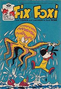 Cover Thumbnail for Fix und Foxi (Pabel Verlag, 1953 series) #538