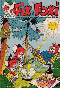 Cover Thumbnail for Fix und Foxi (Gevacur, 1966 series) #593