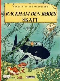 Cover Thumbnail for Tintins opplevelser (Semic, 1984 series) #12 - Rackham den rødes skatt