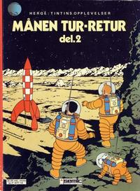 Cover Thumbnail for Tintins opplevelser (Semic, 1984 series) #14 - Månen tur-retur del 2
