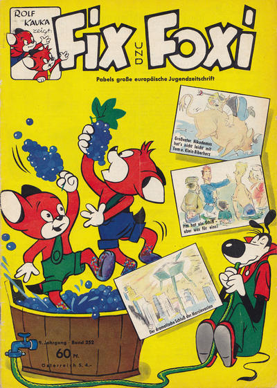 Cover for Fix und Foxi (Pabel Verlag, 1953 series) #252