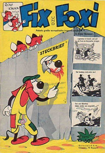 Cover for Fix und Foxi (Pabel Verlag, 1953 series) #256