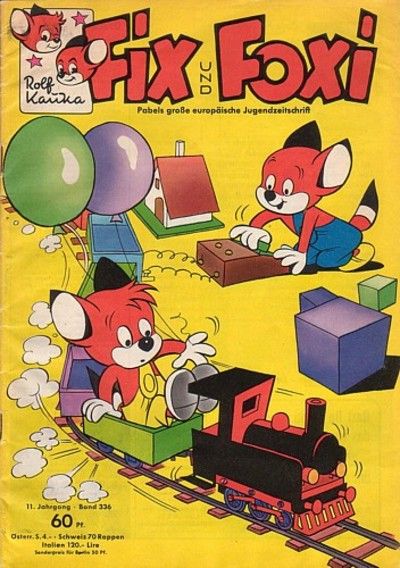 Cover for Fix und Foxi (Pabel Verlag, 1953 series) #336
