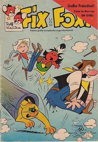 Cover for Fix und Foxi (Pabel Verlag, 1953 series) #349
