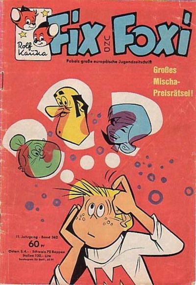 Cover for Fix und Foxi (Pabel Verlag, 1953 series) #362