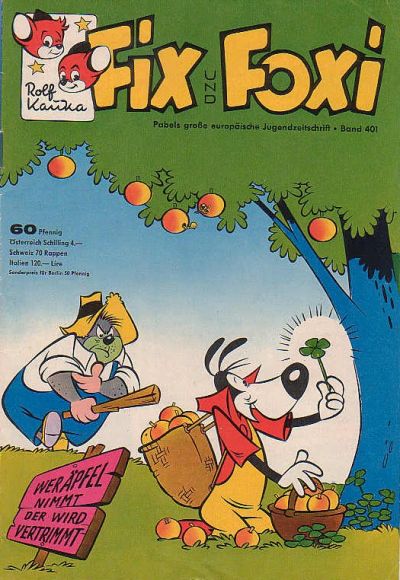 Cover for Fix und Foxi (Pabel Verlag, 1953 series) #401