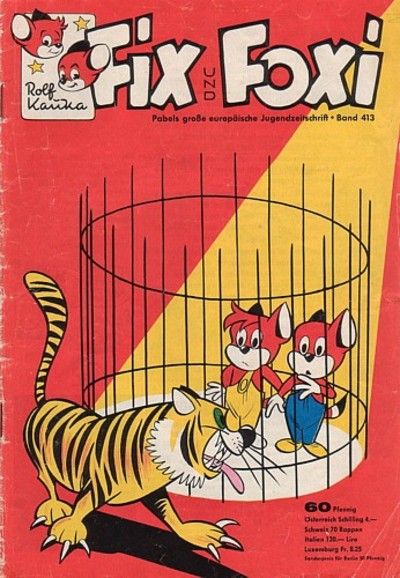 Cover for Fix und Foxi (Pabel Verlag, 1953 series) #413