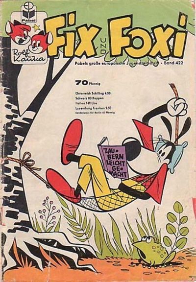 Cover for Fix und Foxi (Pabel Verlag, 1953 series) #422