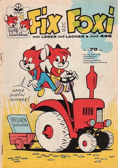Cover for Fix und Foxi (Pabel Verlag, 1953 series) #446