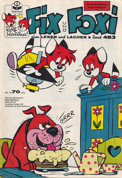 Cover for Fix und Foxi (Pabel Verlag, 1953 series) #483