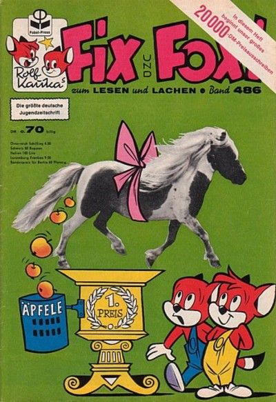 Cover for Fix und Foxi (Pabel Verlag, 1953 series) #486