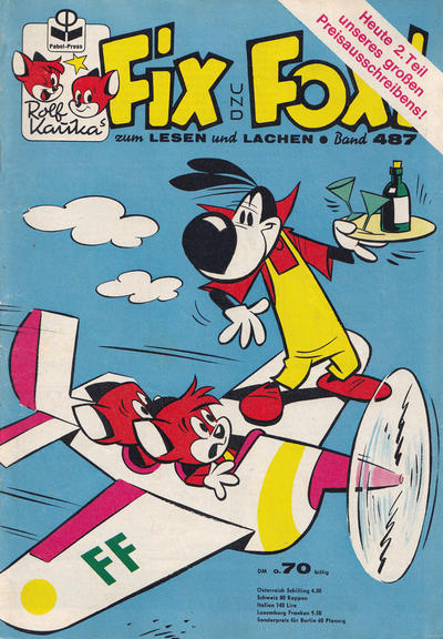 Cover for Fix und Foxi (Pabel Verlag, 1953 series) #487