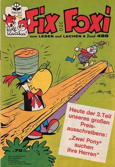 Cover for Fix und Foxi (Pabel Verlag, 1953 series) #488