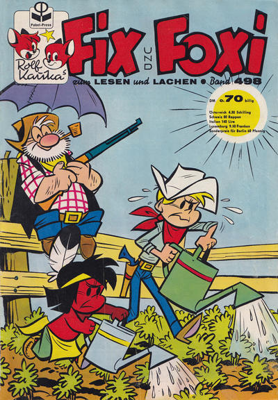 Cover for Fix und Foxi (Pabel Verlag, 1953 series) #498