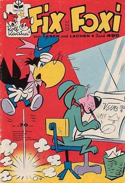 Cover for Fix und Foxi (Pabel Verlag, 1953 series) #499