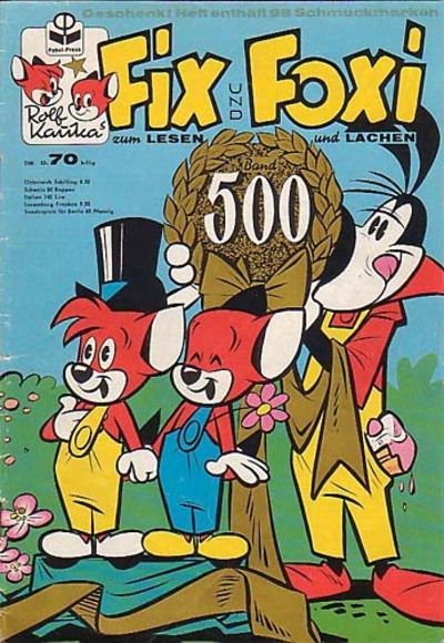 Cover for Fix und Foxi (Pabel Verlag, 1953 series) #500
