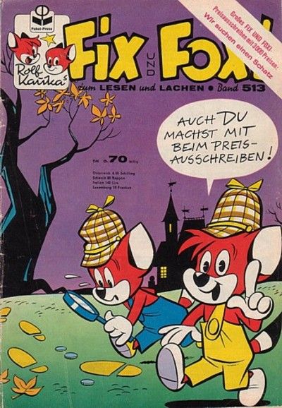 Cover for Fix und Foxi (Pabel Verlag, 1953 series) #513