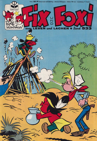 Cover for Fix und Foxi (Pabel Verlag, 1953 series) #533